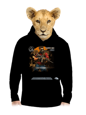 B17: Counter Strike dětská mikina klokanka Black