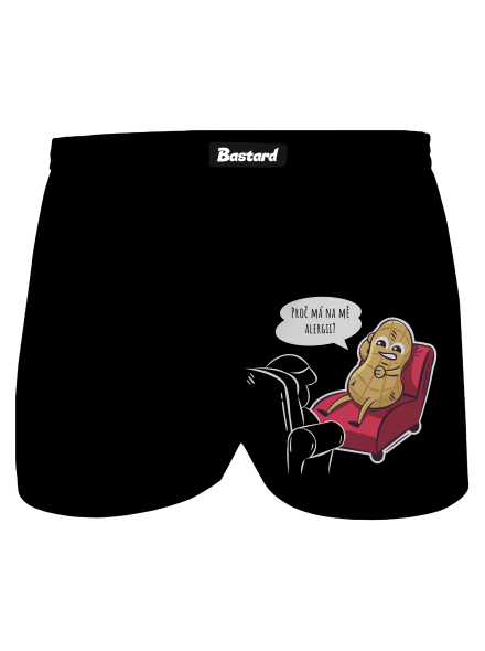 Alergeny u psychologa pánské trenky Black