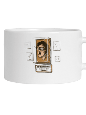 Učitelka obecná hrnek makronka White