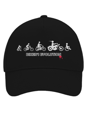 Bikers evolution kšiltovka baseballka Black