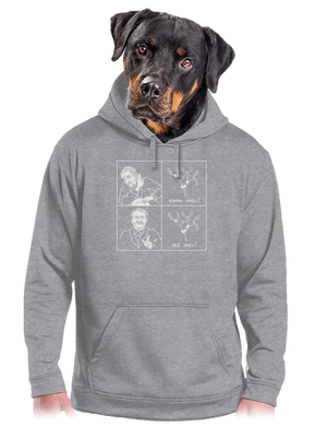 Cimrman: Copak jmelí pánská mikina klokanka Light Melange