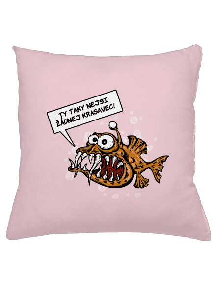 Mořský ďas polštář Light Pink