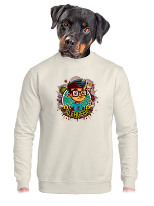 unisex mikina bez kapuce