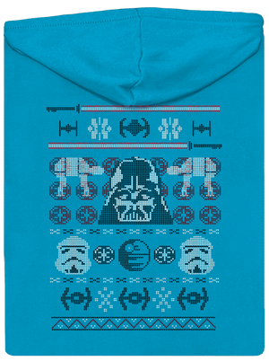 Vader na svetru dámská mikina na zip Blue Atol