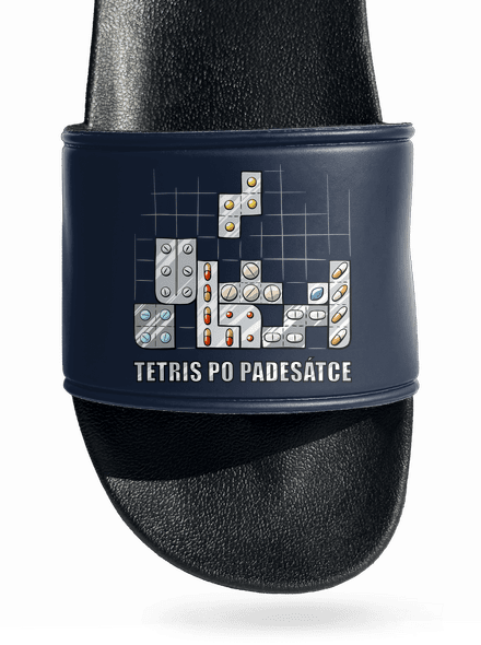 Tetris pantofle Navy