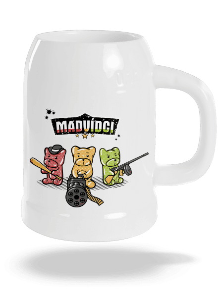 Madvídci půllitr White
