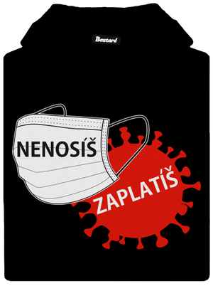 Nenosíš zaplatíš dámská mikina klokanka Black