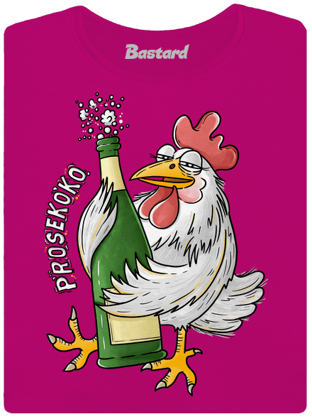 Prosekoko dámské tričko Fuchsia Red