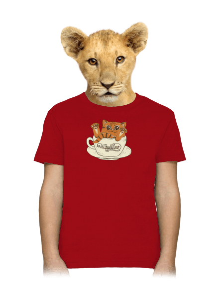 Kapučičíno dětské tričko Red