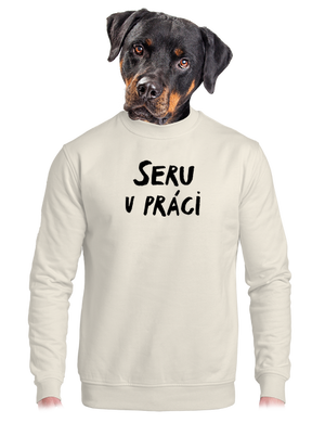 unisex mikina bez kapuce