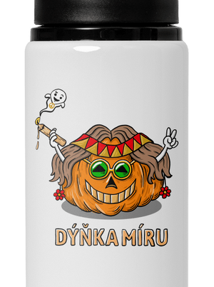 Dýňka míru lahev na vodu White