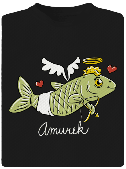 Amurek pánské sportovní tričko Black