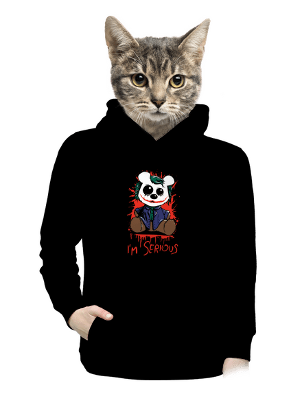 Serious dámská mikina klokanka Black