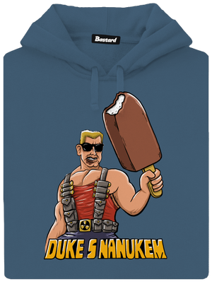 Duke s nanukem dámská mikina klokanka Denim