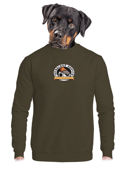 Fotbalové kopyto unisex mikina bez kapuce Urban Khaki