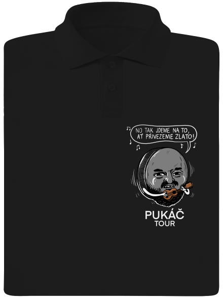 Pukáč tour pánská polokošile Black
