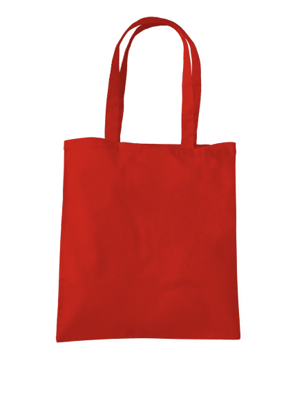 Bez potisku taška Bright Red