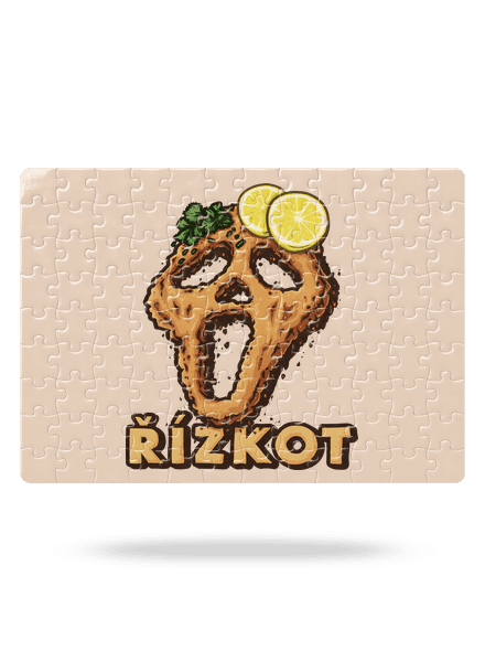 Řízkot puzzle White