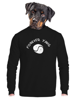 unisex mikina bez kapuce