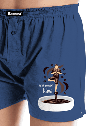 Káva provází pánské trenky Blue