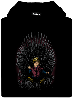 Tyrion na trůnu pánská mikina klokanka Black