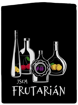 Frutarián dámská mikina na zip Black