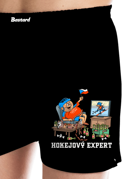 Hokejový expert pánské trenky Black