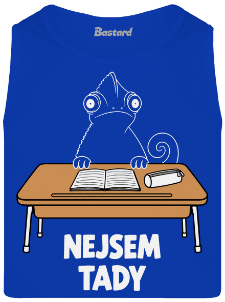 Nejsem tady pánské tílko Royal Blue