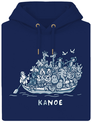 Noemova archa unisex mikina premium Navy