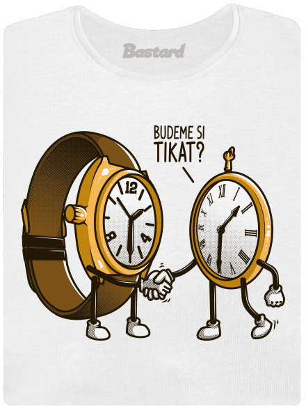 Tikání dámské tričko premium White