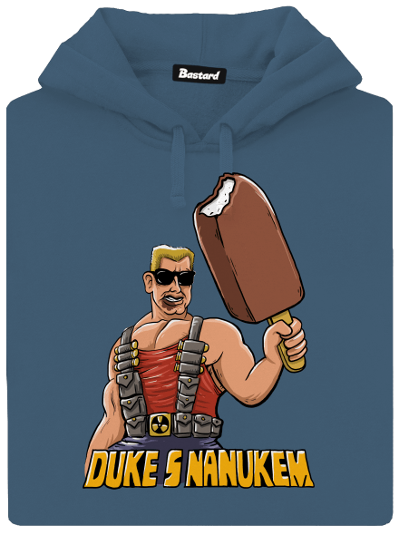 Duke s nanukem dámská mikina klokanka Denim