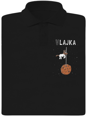 Vlajka pánská polokošile Black