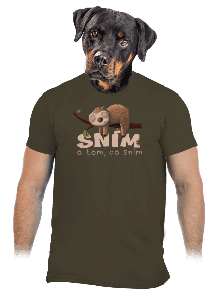 Sním o tom, co sním pánské tričko Urban Khaki