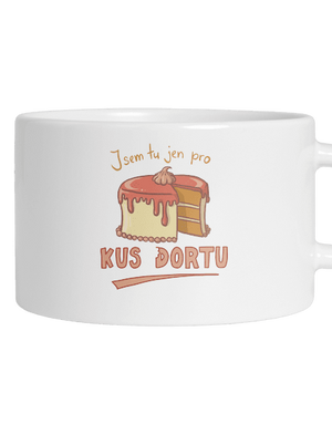 Pro kus dortu hrnek makronka White