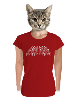 Cimrman: Debil, blbeček dámské tričko premium Red Mal