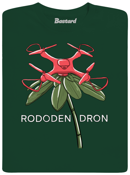 Rododendron pánské tričko Bottle Green
