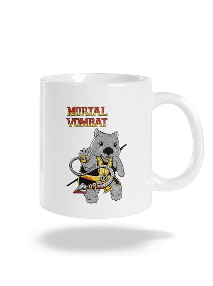 Mortal Vombat klasický hrnek White