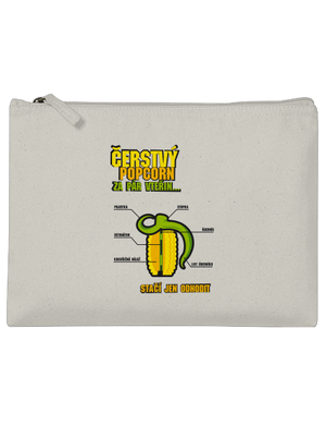 Čerstvý popcorn taštička Stracciatella