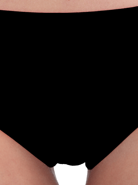 Bez potisku dámské kalhotky Black