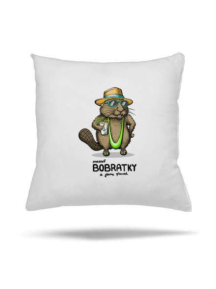 Bobratky polštář White