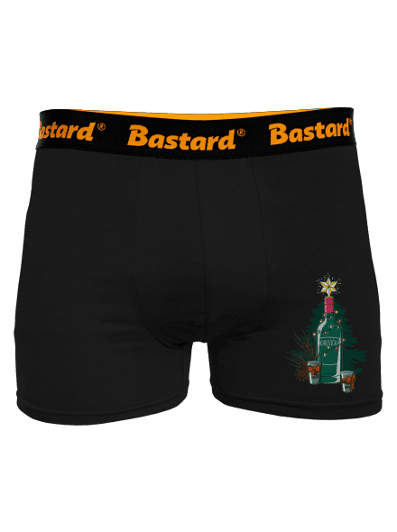Vánoční borovička boxerky Black