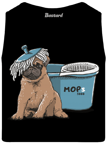 Mops pánské tílko Black