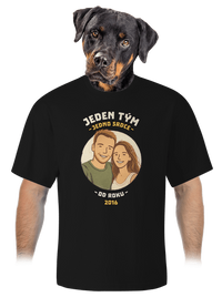 unisex tričko oversized