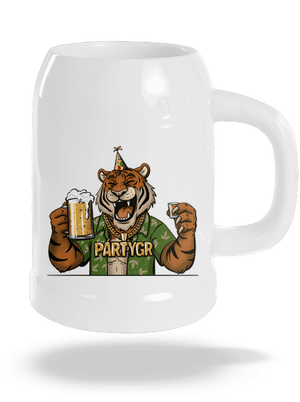 Pártygr půllitr White
