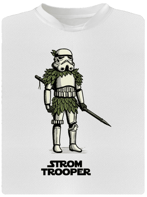 Strom trooper dětské sportovní tričko White