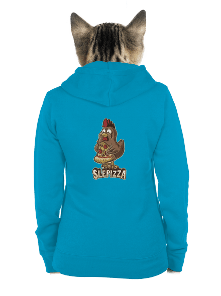 Slepizza dámská mikina na zip Blue Atol