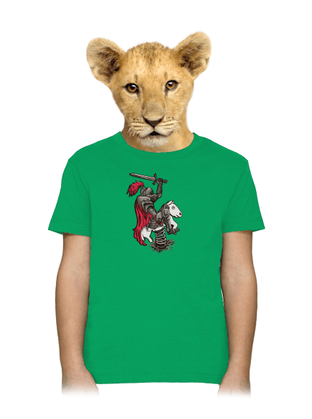 Rytíř dětské tričko Kelly Green