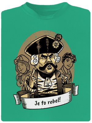 B14: S čerty nejsou žerty pánské sportovní tričko Mint Mal