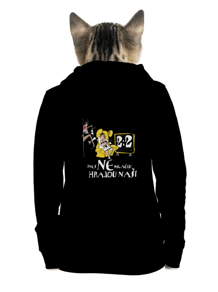 Hrajou naši dámská mikina na zip Black