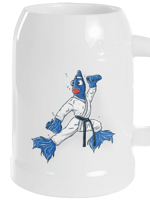 Bojovnice půllitr White